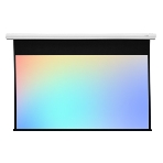 Экран с электроприводом Lumien Master Business Control 214х343 см (159') Matte White черная кайма по периметру, цвет корпуса белый 16:10. В комплекте триггер., RS232, IR, RF управл., фото 1