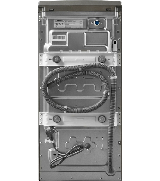 Стиральная машина Maunfeld SILVER MFWM127ISSL серебристый, загрузка вертикальная 7 кг, 1200 об/мин., класс: А+++