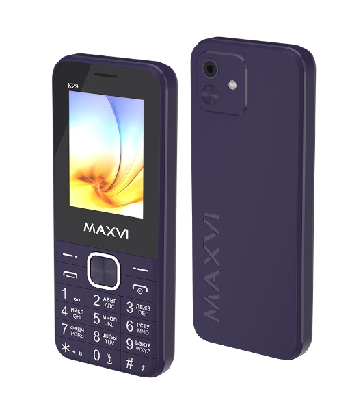 Мобильный телефон Maxvi K29 фиолетовый