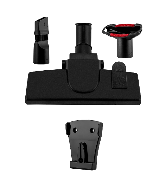 Пылесос вертикальный BRAYER BR4268 серый/красный, питание от сети, 185 Вт, уборка сухая, пылесборник 0,8 л