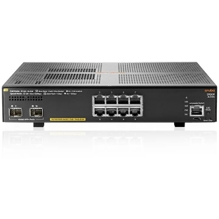 Коммутатор HPE Aruba 2930F 8G PoE+ 2SFP+, 8×1 Гбит/с PoE+ + 2×10 Гбит/с SFP+, управляемый