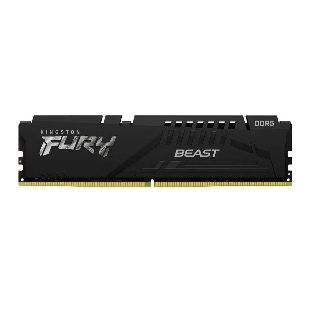 Оперативная память Kingston Fury Beast, DDR5, 8GB (1x8GB), 6000MHz, CL36, DIMM, с радиатором, черный