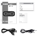 Портативная акустика SVEN PS-165, черный (16 Вт, Waterproof (IPx6), TWS, Bluetooth, microSD, 3000мА*ч), фото9