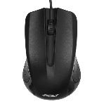 Мышь проводная Acer OMW010 черный, 1200 dpi, USB, кнопки - 3, фото 1