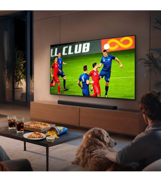 Телевизор Samsung QE65QN80HAUXPY, 65', черный, Mini LED, 4K Ultra HD, 120Hz, Tizen