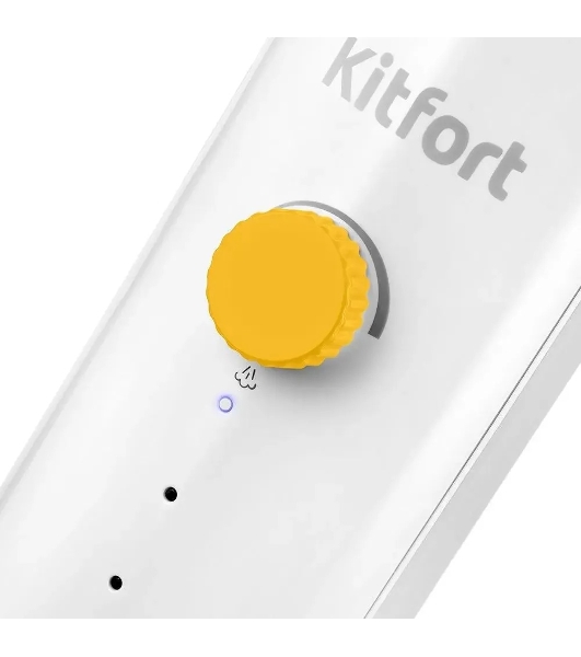 Швабра паровая Kitfort КТ-1048-1 белый/желтый