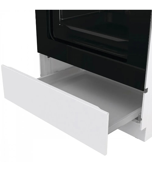 Плита газовая Gorenje GG6A11WF белый, конфорок 4 газовых, духовка 72 л, 60 см x 85 см x 60 см