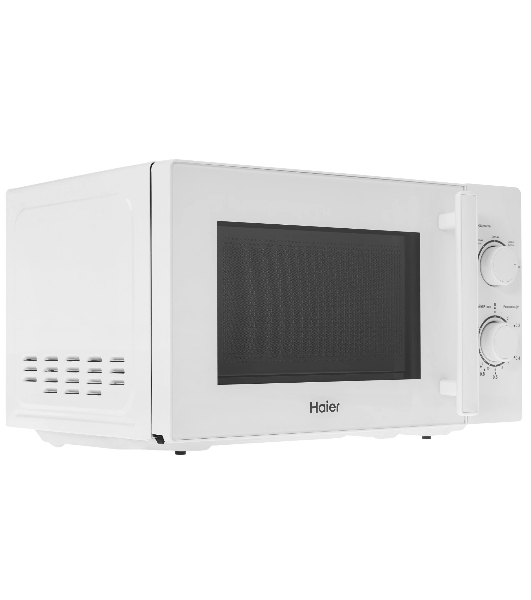 Микроволновая печь Haier HMB-MM207WA белый, 20 л, 700 Вт, переключатели - поворотный механизм