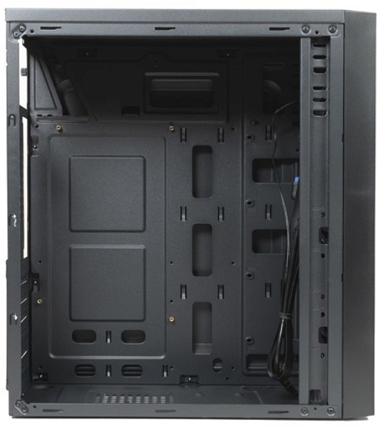 Компьютерный корпус ATX Filum S17 черный, без БП, RGB strip, USB 3.0
