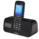 Мобильный телефон Maxvi RT-03 + док-станция, черный, фото 1