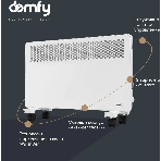 Конвектор электрический Domfy DCW-CH1020 белый, 2000 Вт, 30 м2, термостат, фото16