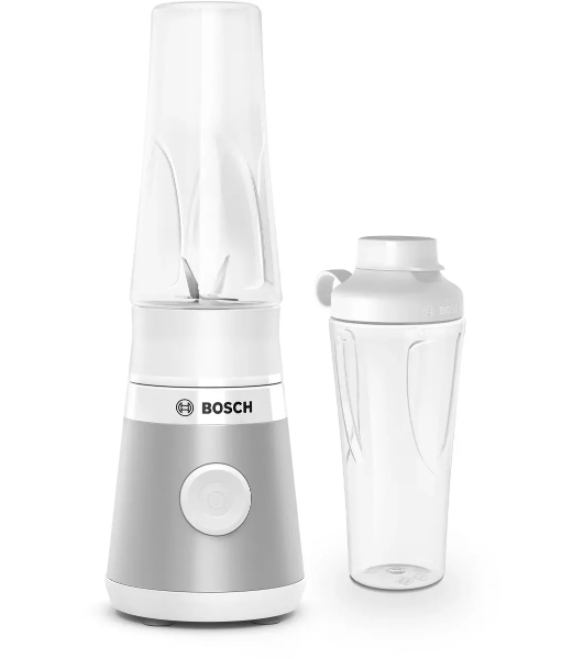 Блендер стационарный Bosch MMB2111T серебристый, 450 Вт, 1 скорость