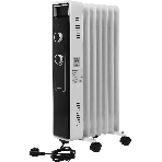 Обогреватель масляный Centek CT-6222-7 (7 секций) белый, 600/900/1500 Вт, 15 м2, 3 режима, термостат, фото 1