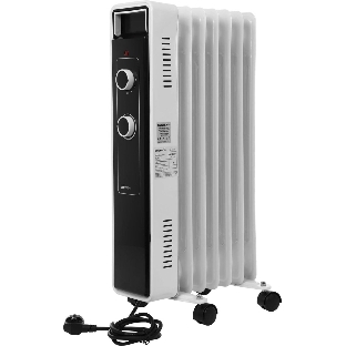 Обогреватель масляный Centek CT-6222-7 (7 секций) белый, 600/900/1500 Вт, 15 м2, 3 режима, термостат