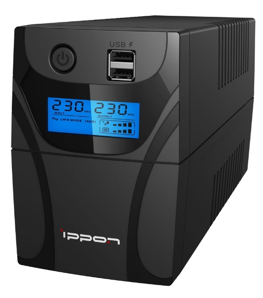 Источник бесперебойного питания Ippon Back Power Pro II 600 360Вт 600ВА черный