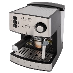 Кофеварка рожковая Endever Costa-1060 черный/стальной, исп. кофе - молотый, 1.6 л, 1000 Вт, 20 бар, фото 1