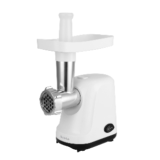 Мясорубка электрическая Blackton Bt MG1111 белый/черный, 1200 Вт, 1.5 кг/мин, реверс, защита от перегрузки, насадки - 2