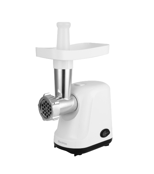 Мясорубка электрическая Blackton Bt MG1111 белый/черный, 1200 Вт, 1.5 кг/мин, реверс, защита от перегрузки, насадки - 2