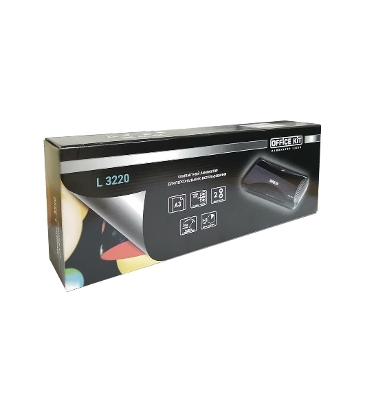 Ламинатор Office Kit L3220, 2 вала, A3, 150мкм, 250мм/мин