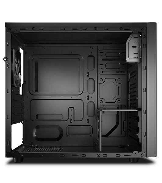 Компьютерный корпус MiniTower Deepcool MATREXX 30 SI черный mATX без БП (DP-MATX-MATREXX30-SI)