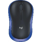 Мышь беспроводная Logitech M185 синий, 1000 dpi, радиоканал, USB, кнопки - 3, фото 1