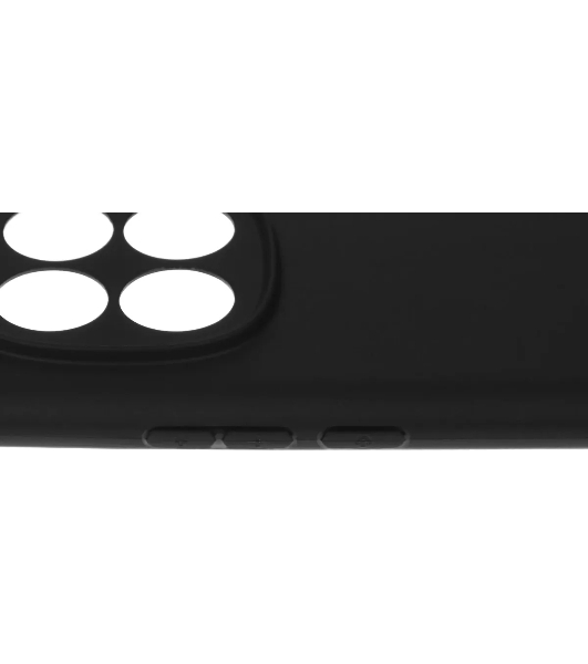 Чехол (клип-кейс) BoraSCO для Xiaomi Redmi Note 14 Pro 4G Silicone Case черный (74848)