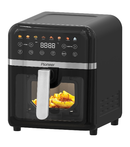 Аэрогриль Pioneer SM520D черный, 1850 Вт, 8 л, сенсор, 8 программ