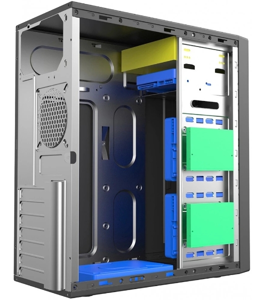 Компьютерный корпус c блоком питания 450 Ватт Case Foxline ATX, 450W, 4xUSB 2.0, powcord