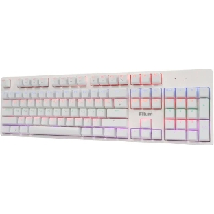 Клавиатура Filum FL-GKBM25 проводная, USB Type-C, белый