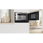 Встраиваемая микроволновая печь Bosch BER7321B1 900Вт, 5 режимов, кварцевый гриль,инвертер, 21 л, черный, петли справа, фото4