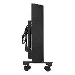 Конвектор электрический Denzel XCE-1000B черный, 1000 Вт, 15 м2, термостат, фото4