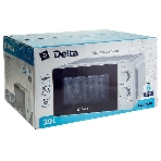 Микроволновая печь Delta DL-87L20 белый, 20 л, 700 Вт, переключатели - поворотный механизм, фото2