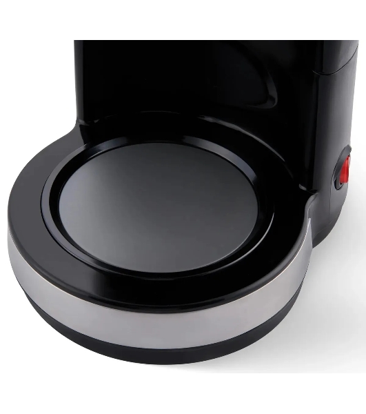 Кофеварка капельная Domfy metal DSM-CM301 1000Вт черный/серебристый