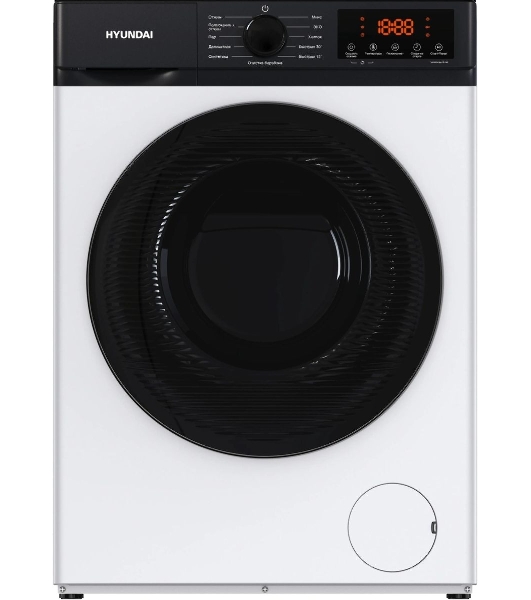 Стиральная машина Hyundai WME8215 белая, загрузка фронтальная 8 кг, 1200 об/мин, класс A