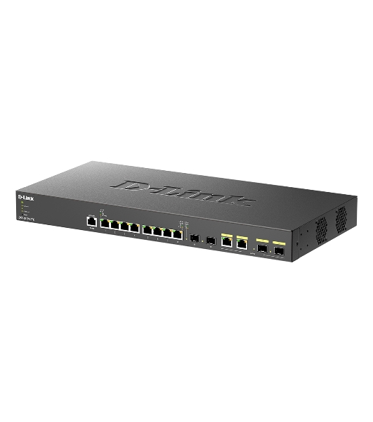 Коммутатор D-Link DXS-1210-12TC, 10×10 Гбит/с + 2×10 Гбит/с SFP+, настраиваемый