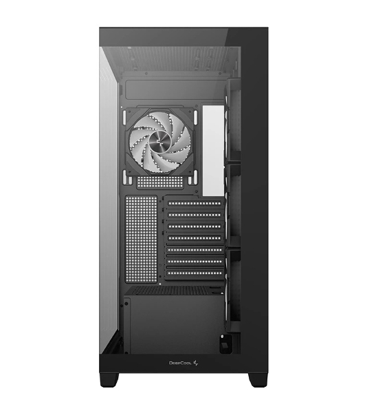 Компьютерный корпус Deepcool CG580 4F черный без БП ATX 6x120мм 3x140мм 2xUSB 3.0 audio bott PSU