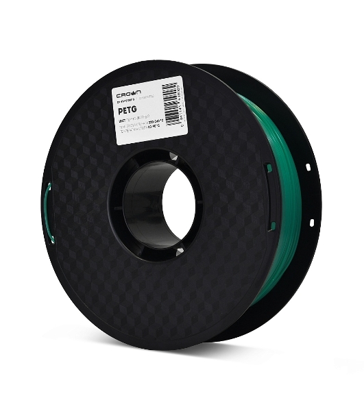 Филамент Crown Micro CM-FILPETG017G PETG 1.75 1кг темно-зеленый