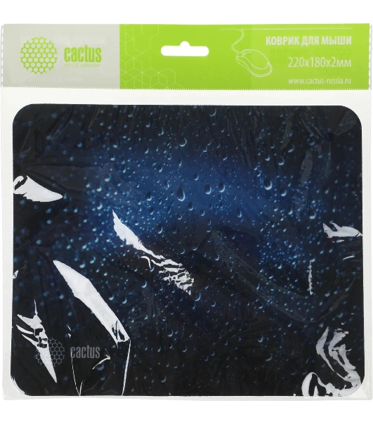 Коврик для мыши Cactus Water Drops 220x180x2мм (CS-MPC-P05XS)