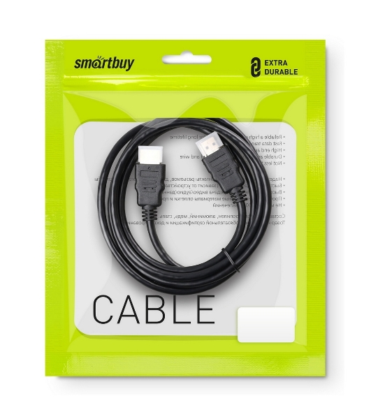 Кабель Smartbuy (K-321-120) HDMI-HDMI VER.1.4B A-M/A-M 2 M GOLD
