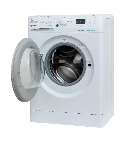 Стиральная машина Indesit BWSA 6109 WSV RU белый, загрузка фронтальная 6 кг, 1000 об/мин, класс: А