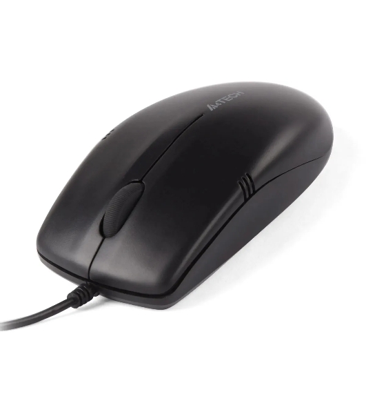 Мышь проводная A4Tech OP-530NUS черный, 1200 dpi, USB, кнопки - 3