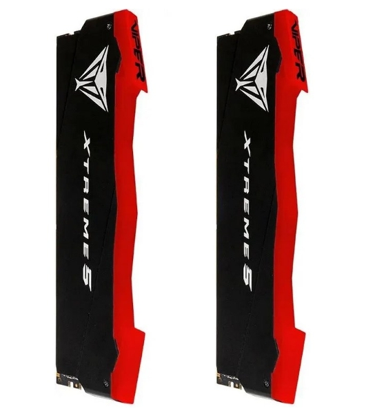 Оперативная память Patriot Viper Xtreme 5, DDR5, 32GB (2x16GB), 8200MHz, CL38, DIMM, с радиаторами, черный