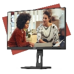 Монитор 24' AOC 24E3QAF, IPS 1920x1080, 75 Гц, 4 мс, 16:9, 300 кд/м², 1xHDMI, 1xDP, 1xVGA, 2xUSB-A 3.2, 2x3 Вт, черный, фото4