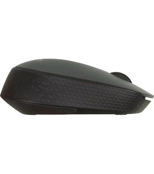 Комплект клавиатура+мышь Logitech MK235 беспроводной, USB, 1000 DPI, серый (заводская гравировка)