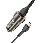Автомобильная зарядка HOCO Z46 Blue shield, 1xUSB, 18W, серый металлик, фото5