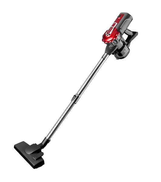Пылесос вертикальный BRAYER BR4268 серый/красный, питание от сети, 185 Вт, уборка сухая, пылесборник 0,8 л