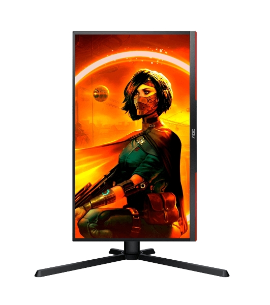 Монитор 24.5' AOC Gaming 25G3ZM VA 1920x1080, 240 Гц, 1 мс, 16:9, 300 кд/м2, 2xHDMI, 1xDP, черный/красный