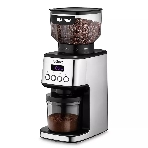 Кофемолка Kitfort КТ-790 180Вт сист.помол.:жернова вместим.:320гр нержавеющая сталь/черный, фото 1