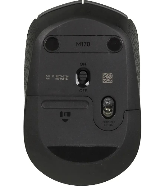 Комплект клавиатура+мышь Logitech MK235 беспроводной, USB, 1000 DPI, серый (заводская гравировка)