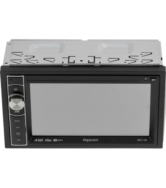 Автомагнитола Prology MPV-120, 2 DIN, 6.2', Bluetooth, USB Type-A, AUX, пульт ДУ